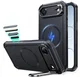 ESR Cyber Tough iPhone Air Hoesje Stand MagSafe Back Cover Zwart afbeelding 1
