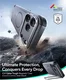 ESR Cyber Tough iPhone 17 Pro Hoesje Stand MagSafe Back Cover Grijs afbeelding 2