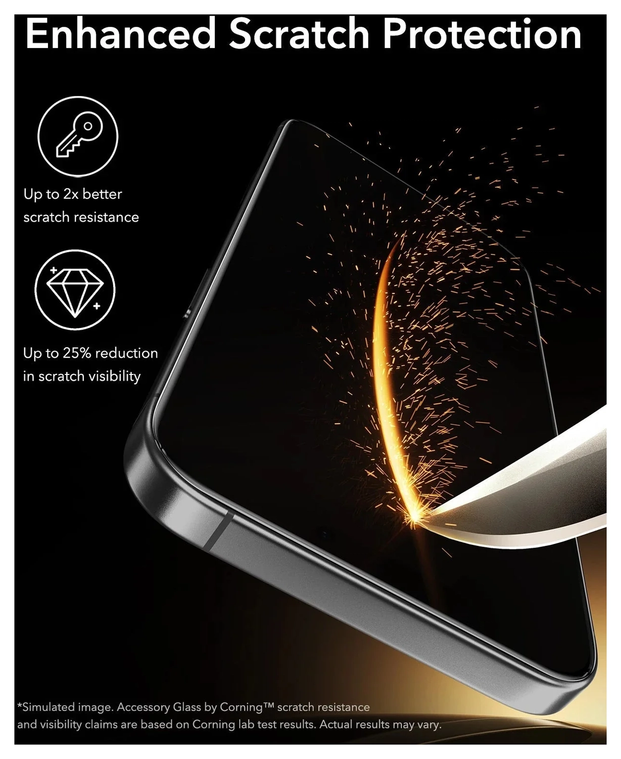 ESR UltraFit Armorite Pro iPhone 17 / 16 Pro Tempered Glass (3-Pack) afbeelding 8