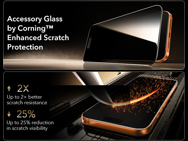 ESR UltraFit Armorite Pro Privacy iPhone 17 Pro Screen Protector (3-Pack) afbeelding 5