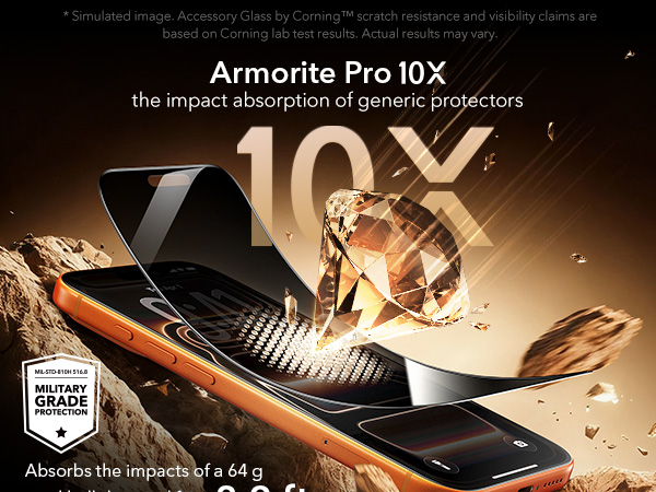 ESR UltraFit Armorite Pro Privacy iPhone 17 Pro Screen Protector (3-Pack) afbeelding 6