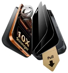 ESR UltraFit Armorite Pro Privacy iPhone 17 Pro Max Screen Protector (3-Pack) afbeelding