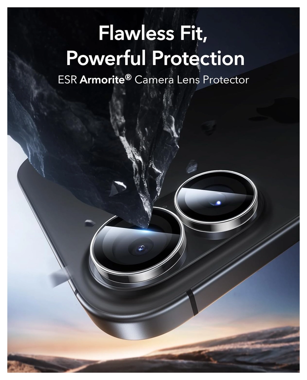 ESR Armorite iPhone 17 / 16 / 16 Plus Camera Lens Protector Transparant afbeelding 2