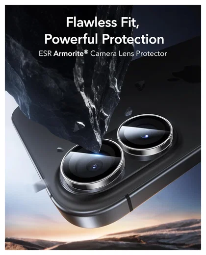 ESR Armorite iPhone 17 / 16 / 16 Plus Camera Lens Protector Transparant afbeelding 2