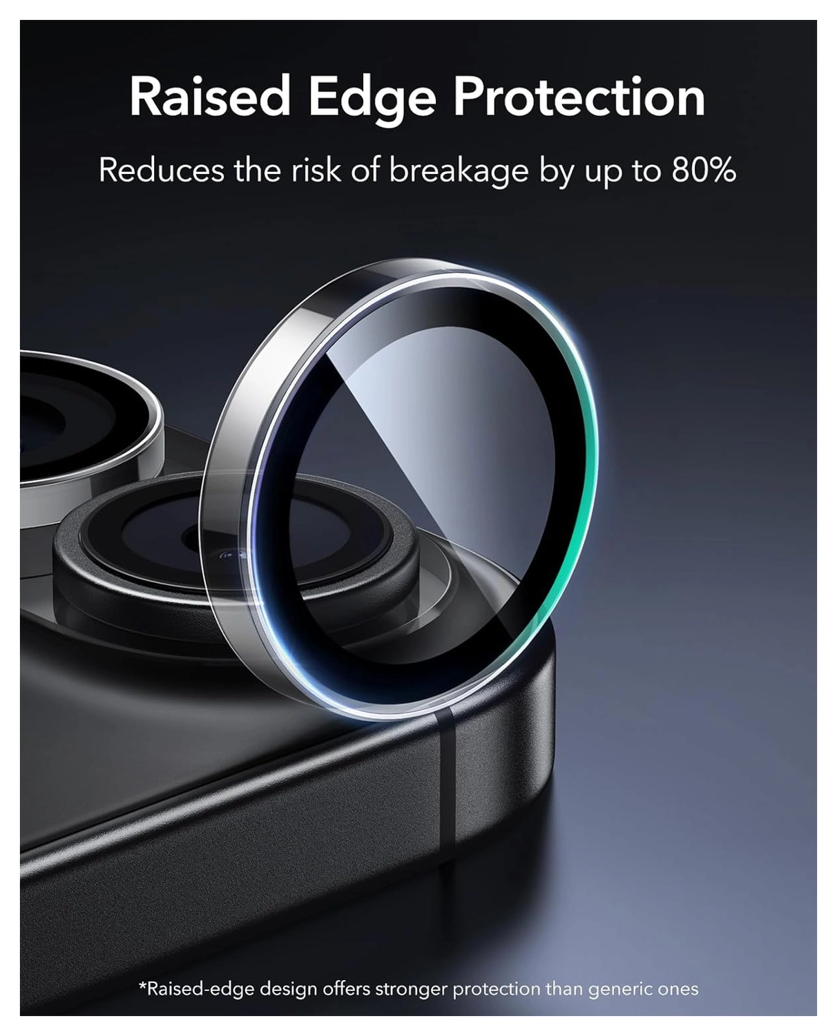 ESR Armorite iPhone 17 / 16 / 16 Plus Camera Lens Protector Transparant afbeelding 8