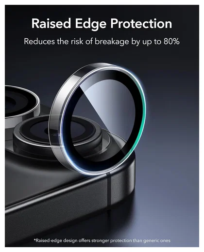 ESR Armorite iPhone 17 / 16 / 16 Plus Camera Lens Protector Transparant afbeelding 8