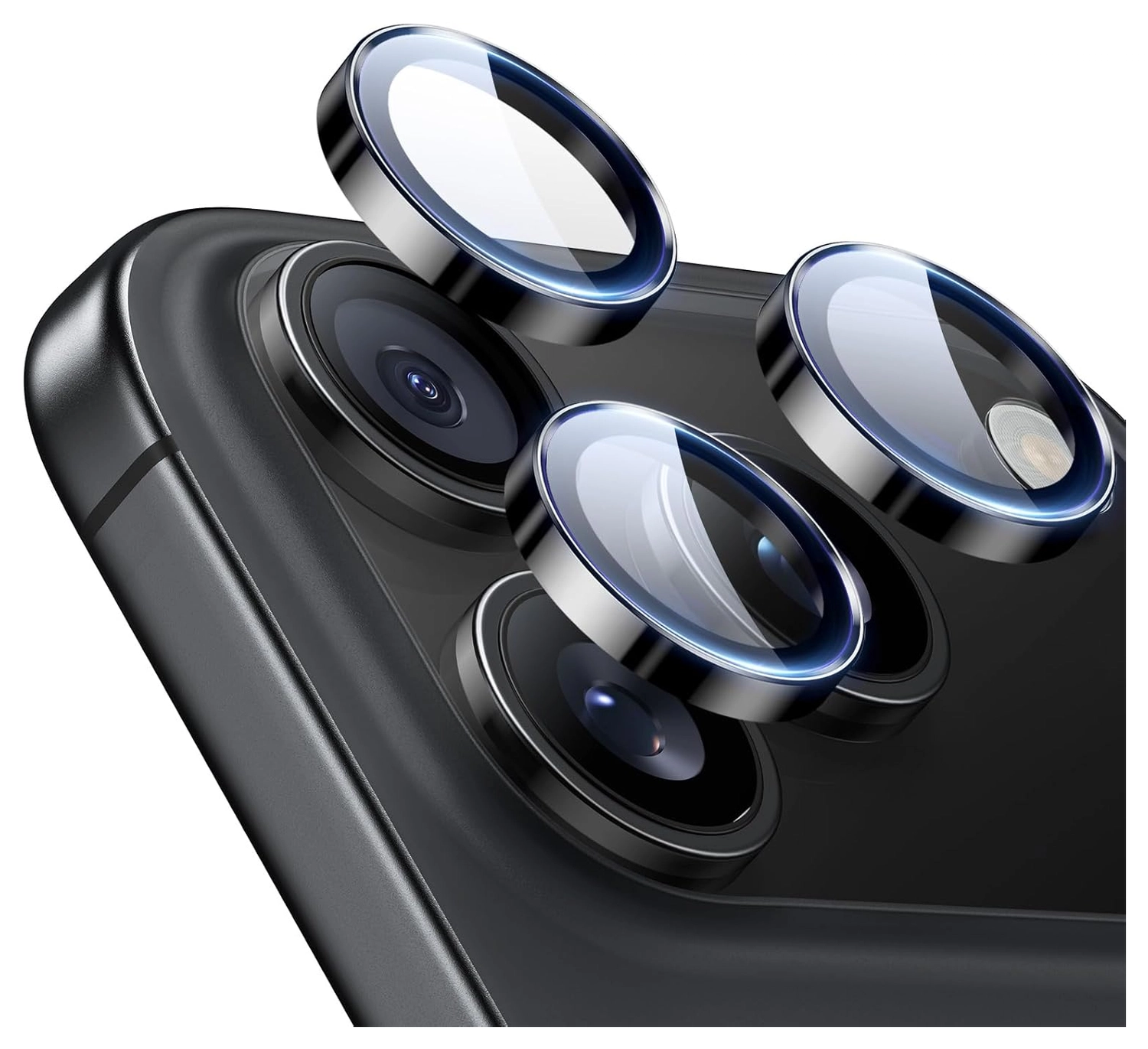 ESR Armorite iPhone 17 Pro (Max)/16 Pro (Max) Camera Lens Protector Zwart afbeelding 1
