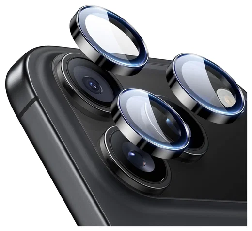 ESR Armorite iPhone 17 Pro (Max)/16 Pro (Max) Camera Lens Protector Zwart afbeelding 1