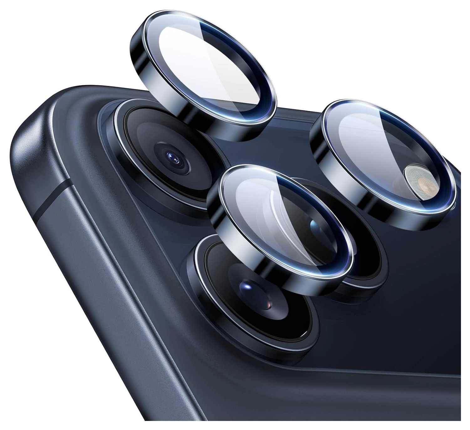 ESR Armorite iPhone 17 Pro (Max)/16 Pro (Max) Camera Lens Protector Blauw afbeelding 1