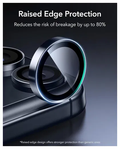 ESR Armorite iPhone 17 Pro (Max)/16 Pro (Max) Camera Lens Protector Blauw afbeelding 8