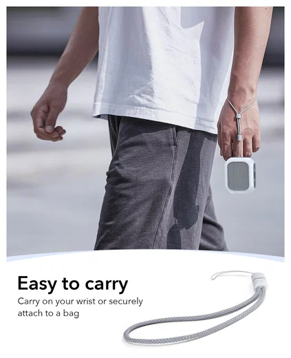 ESR Orbit Hybrid HaloLock Apple AirPods Pro 3 Hoesje MagSafe Case Wit afbeelding 7
