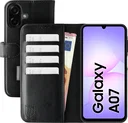 Rosso Element Samsung Galaxy A07 Hoesje Book Case Wallet Zwart