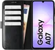 Rosso Element Samsung Galaxy A07 Hoesje Book Case Wallet Zwart afbeelding 14