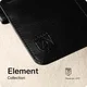 Rosso Element Samsung Galaxy A07 Hoesje Book Case Wallet Zwart afbeelding 13