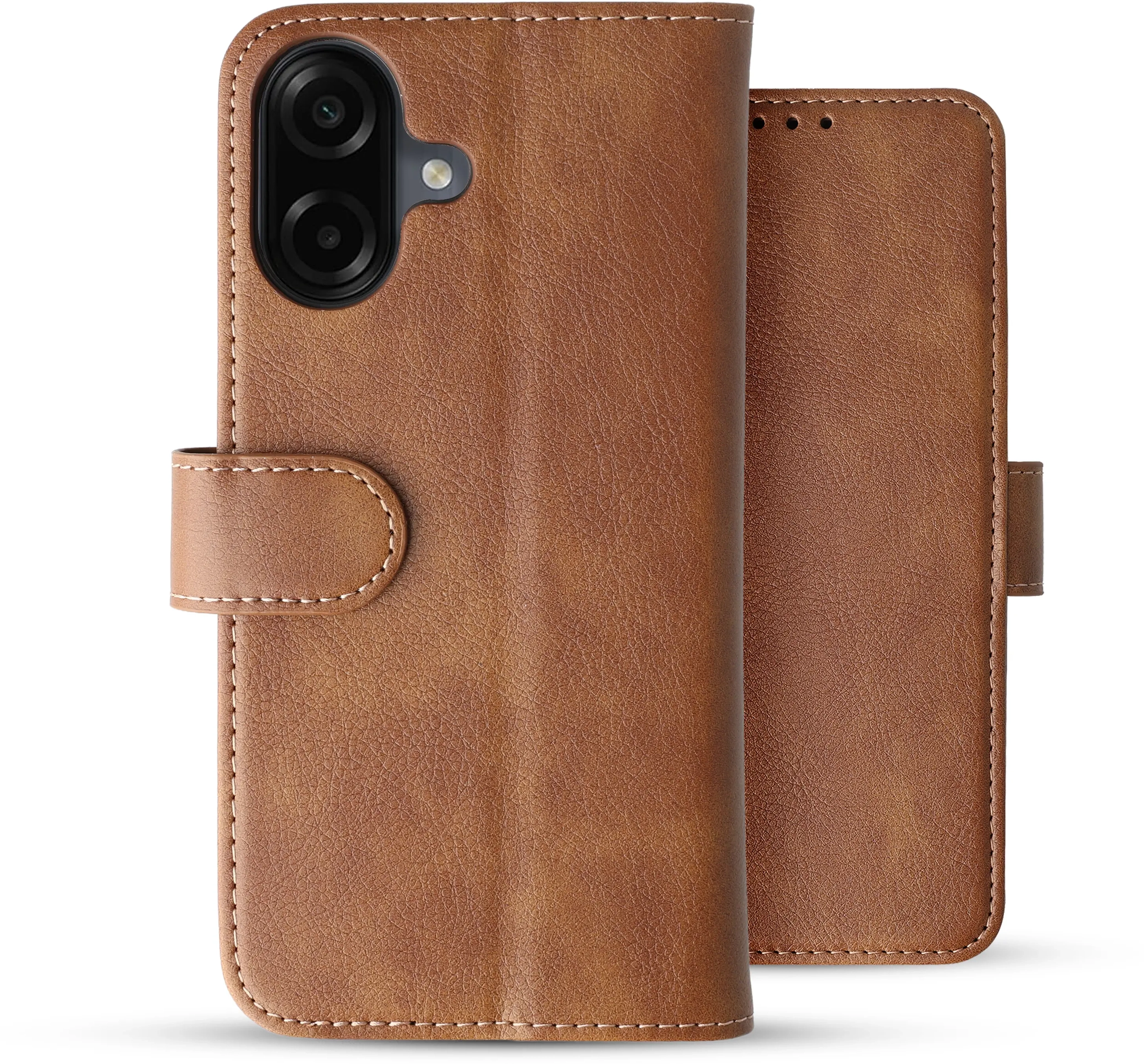 Rosso Element Samsung Galaxy A07 Hoesje Book Case Wallet Bruin afbeelding 2