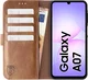 Rosso Element Samsung Galaxy A07 Hoesje Book Case Wallet Bruin afbeelding 14