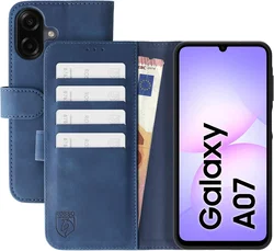 Rosso Element Samsung Galaxy A07 Hoesje Book Case Wallet Blauw afbeelding