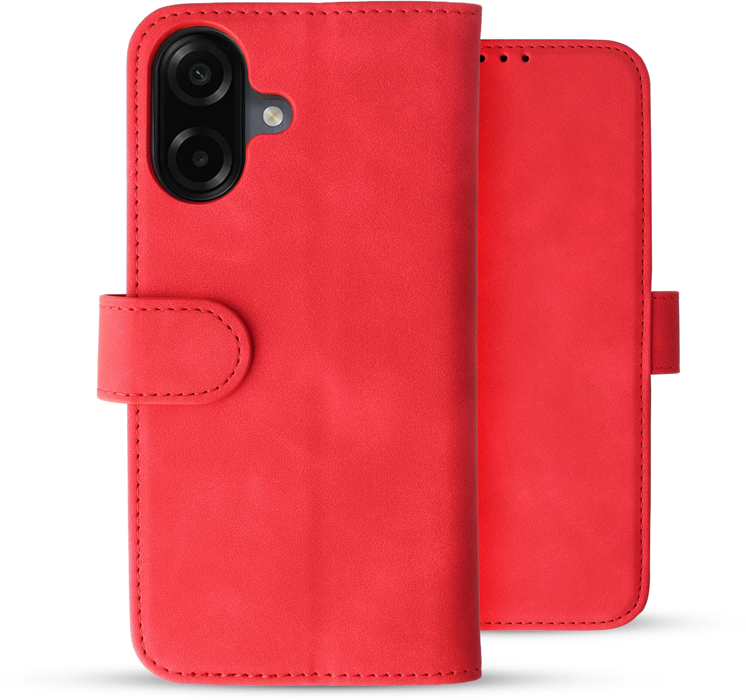 Rosso Element Samsung Galaxy A07 Hoesje Book Case Wallet Rood afbeelding 2