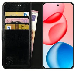 Rosso Element Honor 400 Hoesje Book Case Wallet Zwart afbeelding