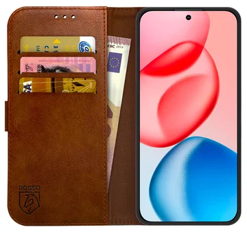 Rosso Element Honor 400 Hoesje Book Case Wallet Bruin