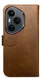 Rosso Element Honor 400 Pro Hoesje Book Case Wallet Bruin afbeelding 2