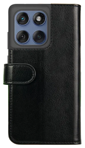 Rosso Element Motorola Edge 60 Hoesje Book Case Wallet Zwart afbeelding 2