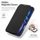 Dux Ducis Skin X Pro iPhone 17 Hoesje MagSafe RFID Book Case 360° Stand Zwart afbeelding 7