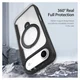 Dux Ducis Skin X Pro iPhone Air Hoesje MagSafe RFID Book Case Zwart afbeelding 2
