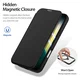 Dux Ducis Skin X Pro iPhone Air Hoesje MagSafe RFID Book Case Zwart afbeelding 8