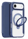 Dux Ducis Skin X Pro iPhone Air Hoesje MagSafe RFID Book Case Blauw