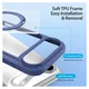 Dux Ducis Skin X Pro iPhone Air Hoesje MagSafe RFID Book Case Blauw afbeelding 10