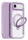 Dux Ducis Skin X Pro iPhone Air Hoesje MagSafe RFID Book Case Paars