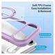 Dux Ducis Skin X Pro iPhone Air Hoesje MagSafe RFID Book Case Paars afbeelding 10