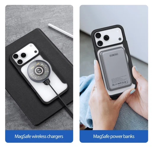 Dux Ducis Skin X Pro Apple iPhone 17 Pro Hoesje MagSafe RFID Book Case Zwart afbeelding 6