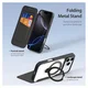 Dux Ducis Skin X Pro Apple iPhone 17 Pro Hoesje MagSafe RFID Book Case Zwart afbeelding 7