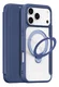 Dux Ducis Skin X Pro Apple iPhone 17 Pro Hoesje MagSafe RFID Book Case Blauw
