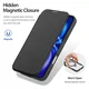 Dux Ducis Skin X Pro iPhone 17 Pro Max Hoesje MagSafe RFID Book Case Zwart afbeelding 8