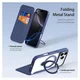 Dux Ducis Skin X Pro iPhone 17 Pro Max Hoesje MagSafe RFID Book Case Blauw afbeelding 5