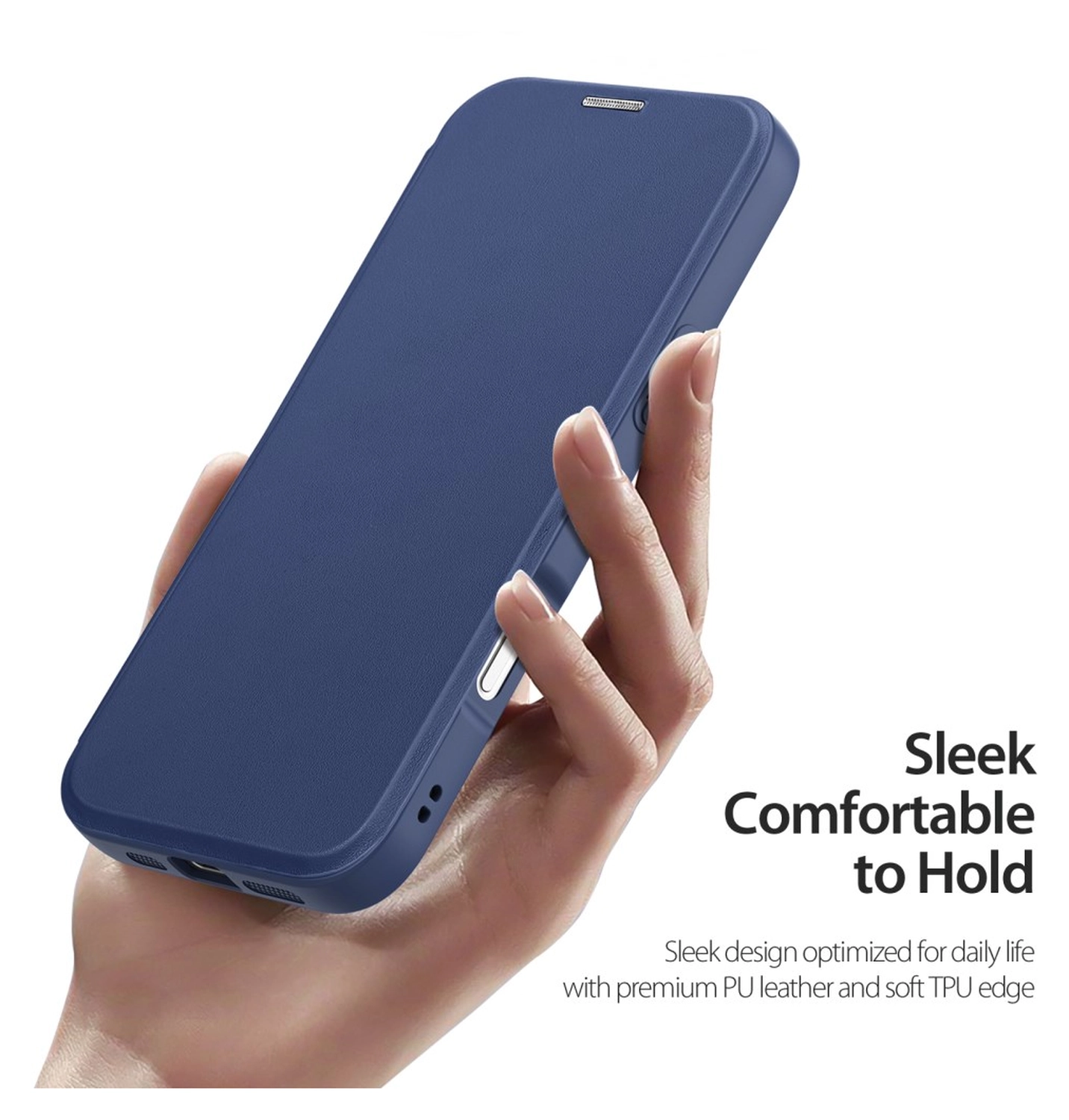 Dux Ducis Skin X Pro iPhone 17 Pro Max Hoesje MagSafe RFID Book Case Blauw afbeelding 7