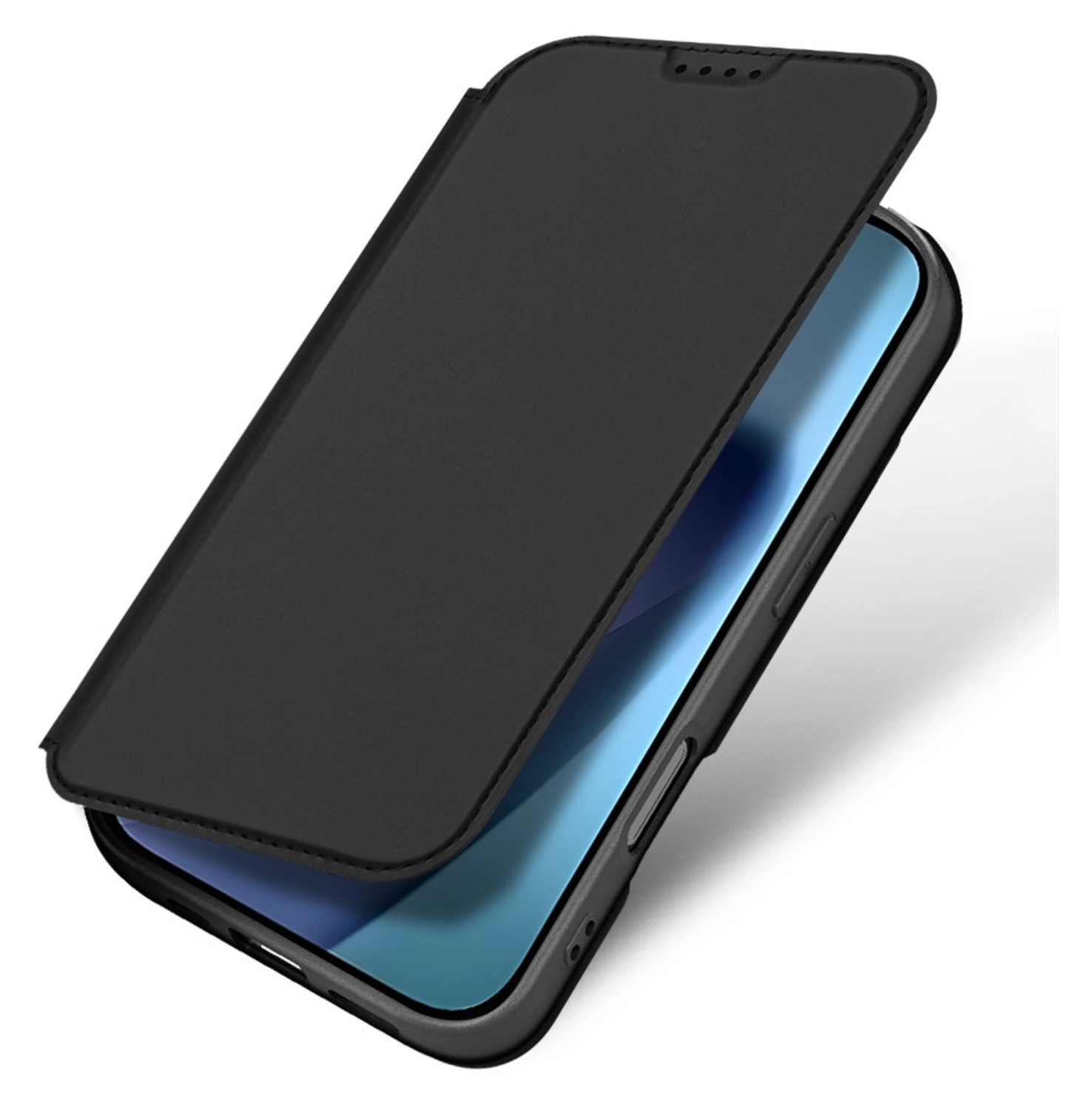 Dux Ducis Skin Pro Apple iPhone 17 Hoesje Portemonnee Book Case Zwart afbeelding 1