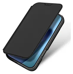 Dux Ducis Skin Pro Apple iPhone 17 Hoesje Portemonnee Book Case Zwart afbeelding