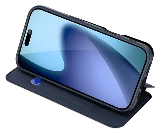 Dux Ducis Skin Pro Apple iPhone 17 Hoesje Portemonnee Book Case Blauw afbeelding 6