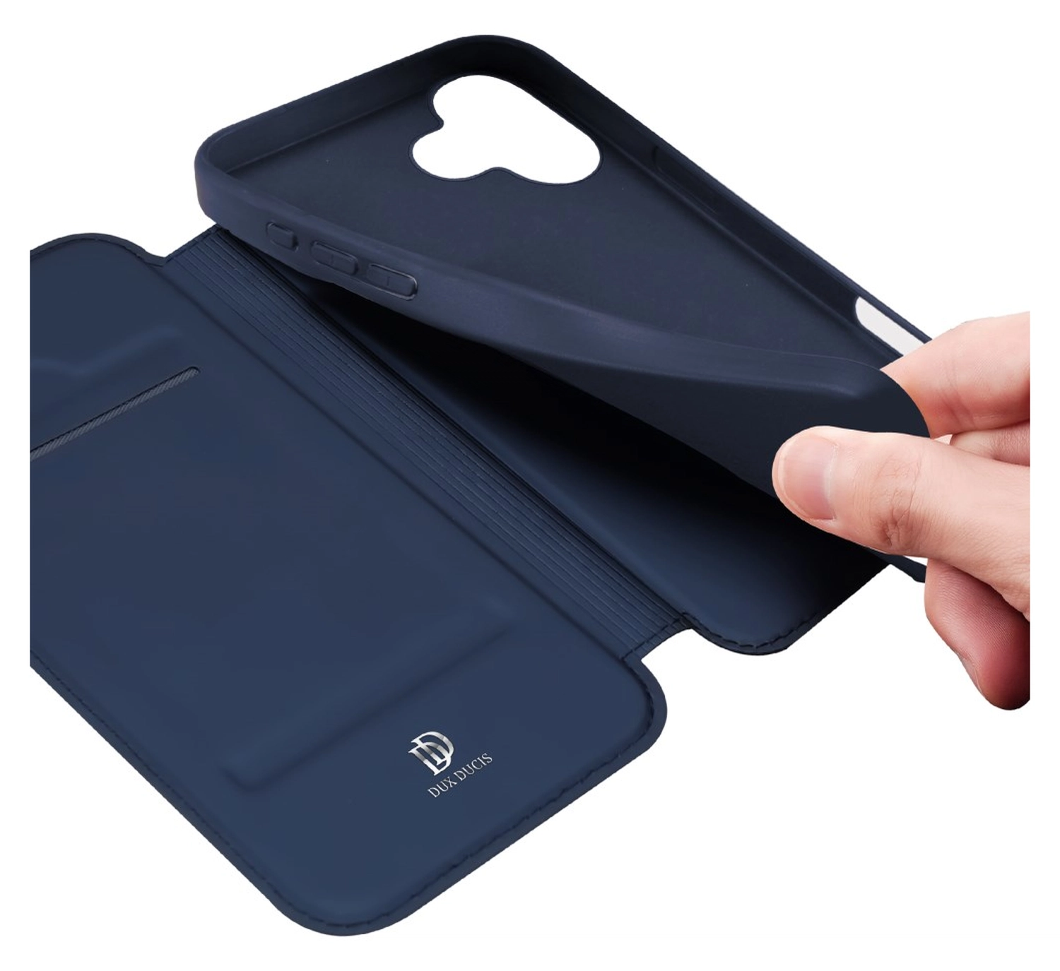 Dux Ducis Skin Pro Apple iPhone 17 Hoesje Portemonnee Book Case Blauw afbeelding 8