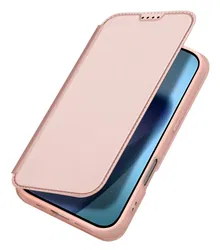 Dux Ducis Skin Pro Apple iPhone 17 Hoesje Portemonnee Book Case Roze afbeelding