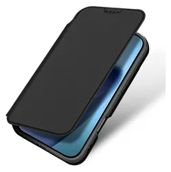 Dux Ducis Skin Pro Apple iPhone Air Hoesje Portemonnee Book Case Zwart afbeelding