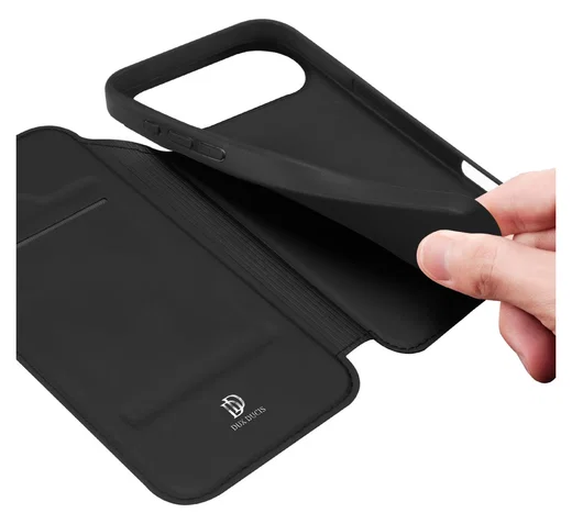 Dux Ducis Skin Pro Apple iPhone Air Hoesje Portemonnee Book Case Zwart afbeelding 8