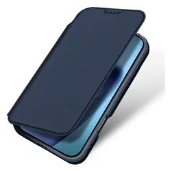 Dux Ducis Skin Pro Apple iPhone Air Hoesje Portemonnee Book Case Blauw afbeelding