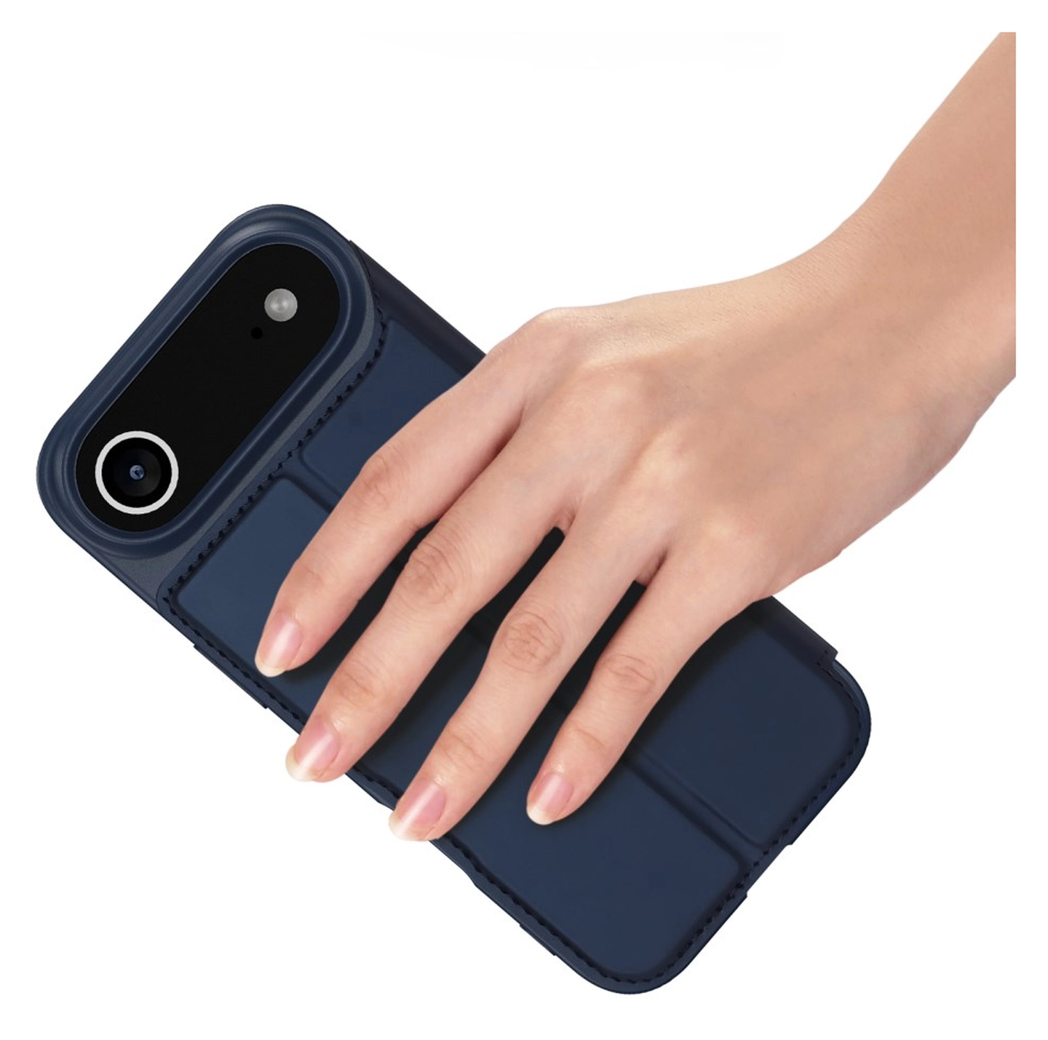 Dux Ducis Skin Pro Apple iPhone Air Hoesje Portemonnee Book Case Blauw afbeelding 7