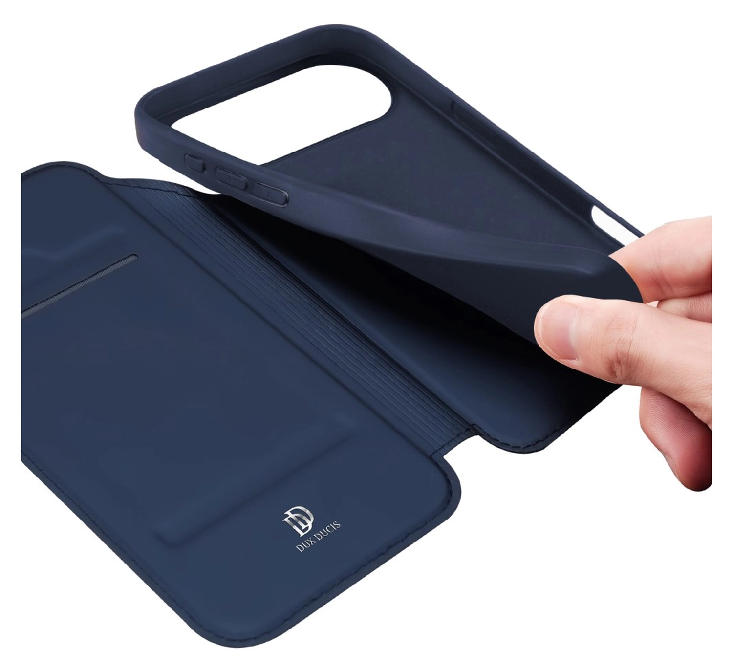 Dux Ducis Skin Pro Apple iPhone Air Hoesje Portemonnee Book Case Blauw afbeelding 8