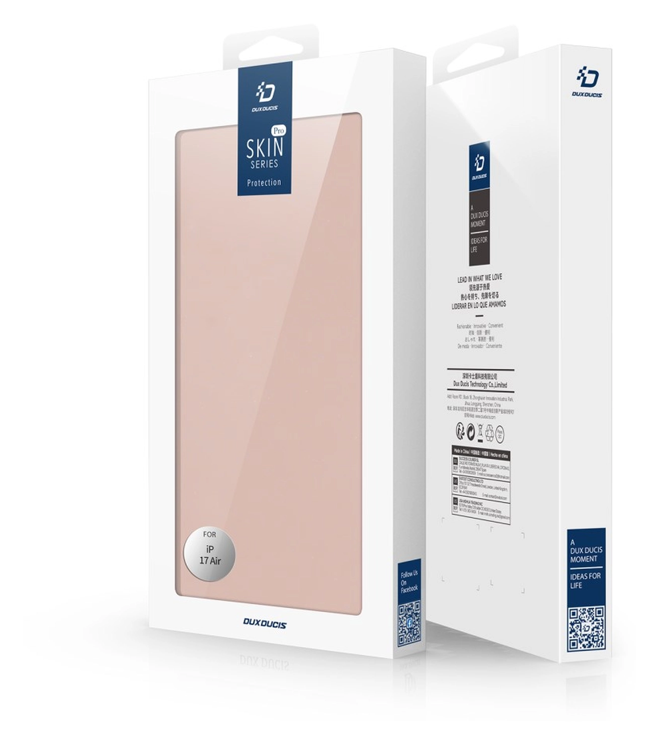 Dux Ducis Skin Pro Apple iPhone Air Hoesje Portemonnee Book Case Roze afbeelding 11